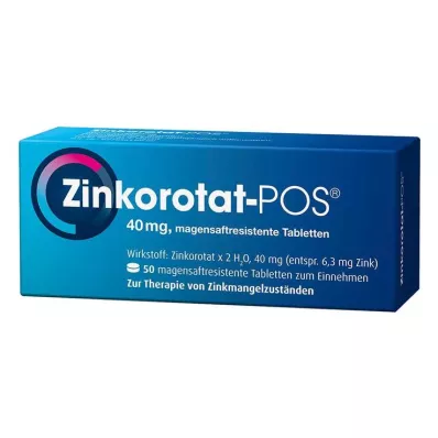 ZINKOROTAT POS entericky potahované tablety, 50 ks ZINKOROTAT POS entericky potahované tablety, 50 ks