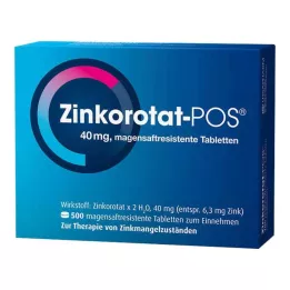 ZINKOROTAT POS entericky potahované tablety, 500 ks