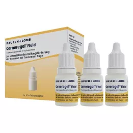 CORNEREGEL Tekuté oční kapky, 3x10 ml
