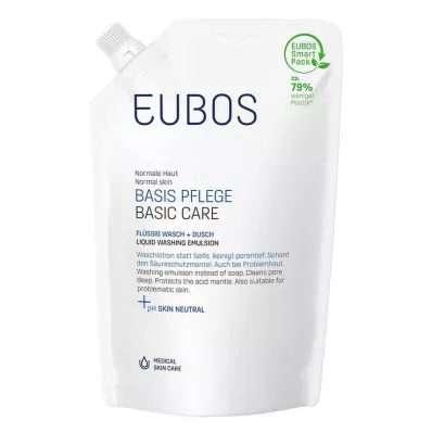 EUBOS FLÜSSIG modrý sáček bez vůně, 400 ml