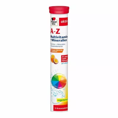 DOPPELHERZ A-Z Multivitamin+Minerály šumivé tablety, 15 ks