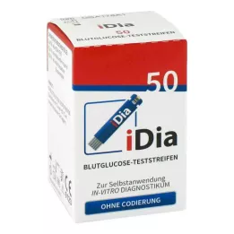 IDIA IME-DC Testovací proužky na glukózu v krvi, 50 ks
