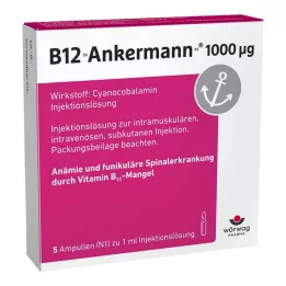B12 ANKERMANN 1 000 μg Ampule, 5X1 ml