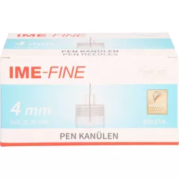 IME-jemná univerzální kanyla 31 G 4 mm, 100 ks