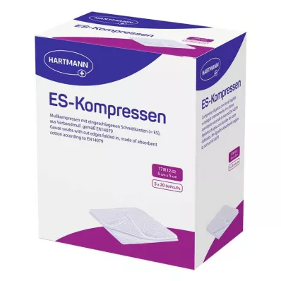 ES-KOMPRESSEN sterilní 5x5 cm 12x hromadné balení, 5x20 ks