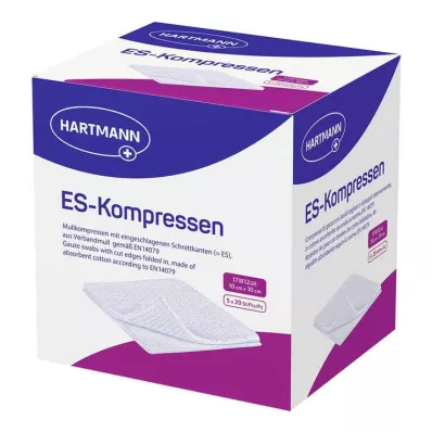 ES-KOMPRESSEN sterilní balení 10x10 cm 12x, 5X20 ks