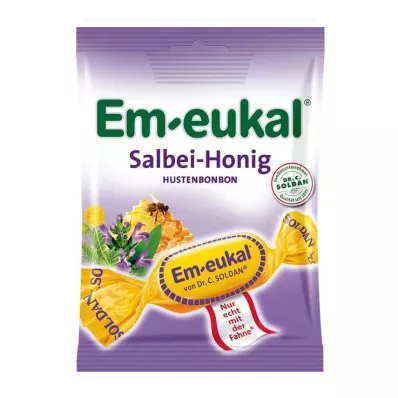 EM-EUKAL Cukrovinky šalvějové medové sladké, 75 g
