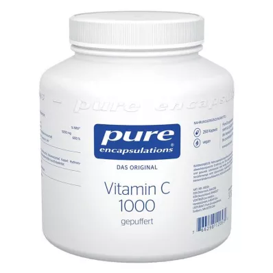 PURE ENCAPSULATIONS Vitamin C 1000 pufovaných kapslí, 250 ks