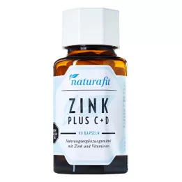 NATURAFIT Zinek Plus C+D kapsle, 90 kapslí