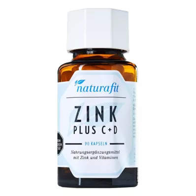 NATURAFIT Zinek Plus C+D kapsle, 90 kapslí