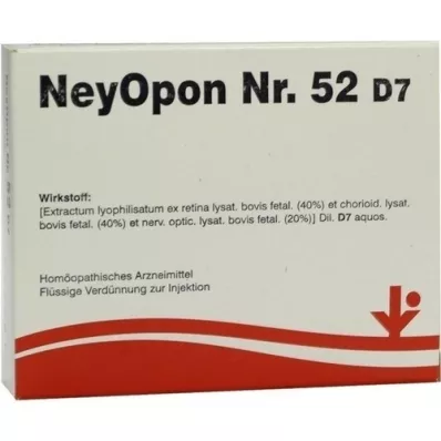 NEYOPON Ampule č. 52 D 7, 5X2 ml
