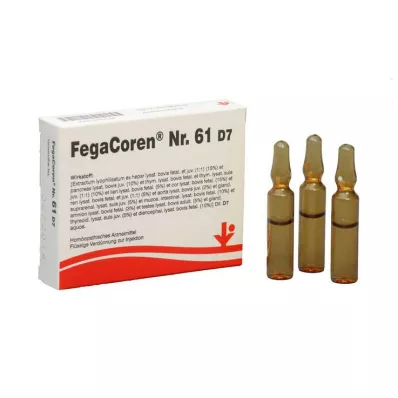 Fegacoren 61 D 7 ampulí, 5X2 ml Fegacoren 61 D 7 ampulí, 5X2 ml