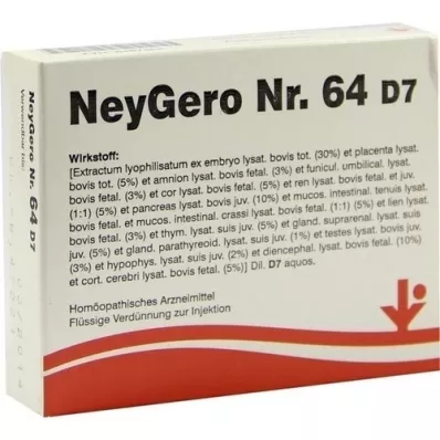 NEYGERO Ampule č. 64 D 7, 5X2 ml