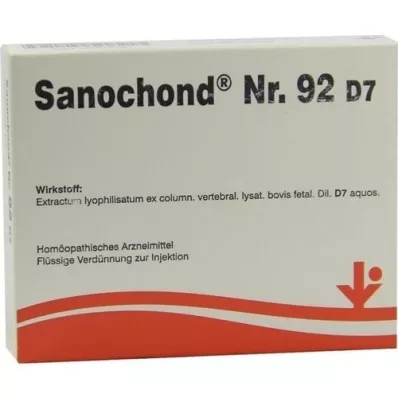 SANOCHOND Ampule č. 92 D 7, 5X2 ml