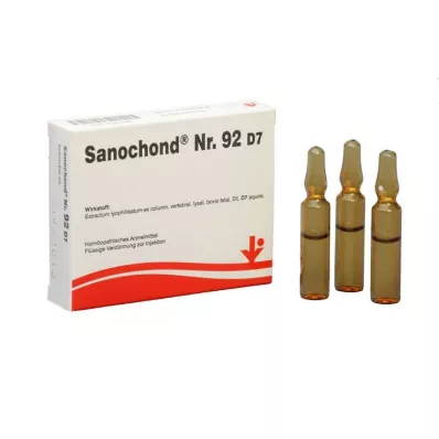 Sanochond č.92 D 7 ampulí, 5X2 ml