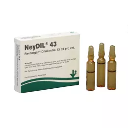 NEYDIL č. 43 Revitorgan Dil.D 4 na vet. ampulky, 5X2 ml