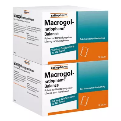 MACROGOL-ratiopharm Balance Plv.z.H.e.L.z.Einn., 100 ks