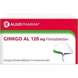 GINKGO AL 120 mg potahované tablety, 120 kusů
