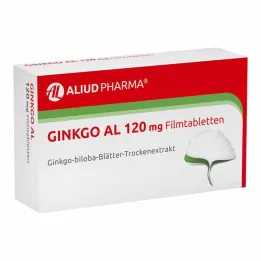 GINKGO AL 120 mg potahované tablety, 120 kusů