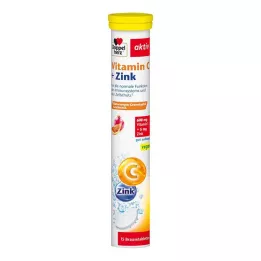 DOPPELHERZ Vitamin C+Zinek šumivé tablety, 15 ks