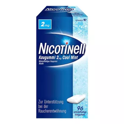 NICOTINELL Žvýkačky Cool Mint 2 mg, 96 ks