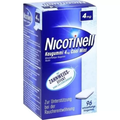 NICOTINELL Žvýkačky Cool Mint 4 mg, 96 ks