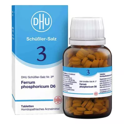 DHU Schüßlerova sůl číslo 3 Ferrum phosphoricum D6 tablety (420 kusů)
