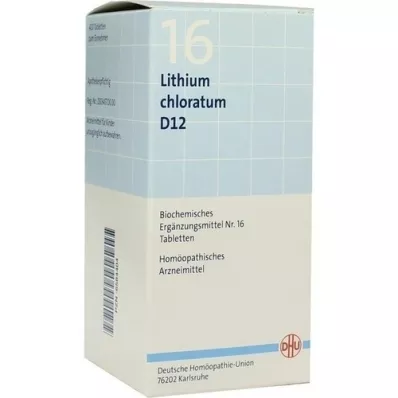 BIOCHEMIE DHU 16 Lithium chloratum D 12 tablet, 420 ks