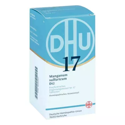 BIOCHEMIE DHU 17 Manganum sulphuricum D 12 tbl, 420 ks
