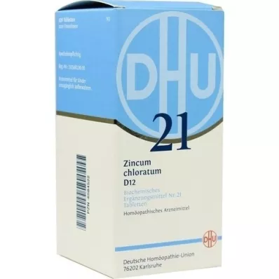 BIOCHEMIE DHU 21 Zincum chloratum D 12 tablet, 420 ks
