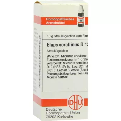 ELAPS corallinus D 12 kuliček, 10 g