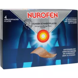 NUROFEN 24hodinová náplast proti bolesti 200 mg, 4 ks