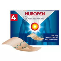 NUROFEN 24hodinová náplast proti bolesti 200 mg, 4 ks