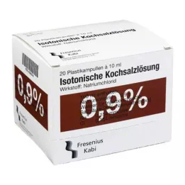 KOCHSALZLÖSUNG 0,9% injekční roztok Pl.Fresenius, 20X10 ml