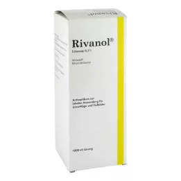 RIVANOL Roztok 0,1 %, 1000 ml