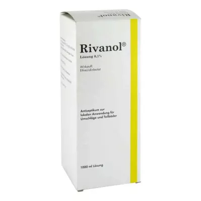 RIVANOL Roztok 0,1 %, 1000 ml