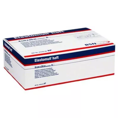 ELASTOMULL adhezivní fixační obvaz 8 cmx20 m, 6 ks