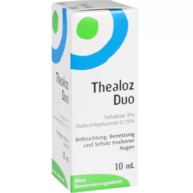 THEALOZ Duo oční kapky, 10 ml