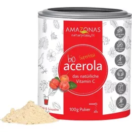 ACEROLA 100% organický čistý přírodní vitamín C v prášku, 100 g