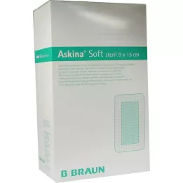 ASKINA Měkký obvaz na rány 9x15 cm sterilní, 40 ks