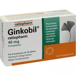 GINKOBIL-ratiopharm 40 mg potahované tablety, 120 ks