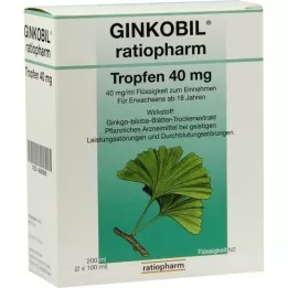 GINKOBIL-ratiopharm kapky 40 mg, 200 ml