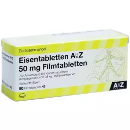 EISENTABLETTEN AbZ 50 mg potahované tablety, 50 ks