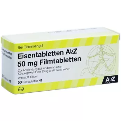 EISENTABLETTEN AbZ 50 mg potahované tablety, 50 ks