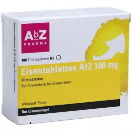 EISENTABLETTEN AbZ 100 mg potahované tablety, 100 ks