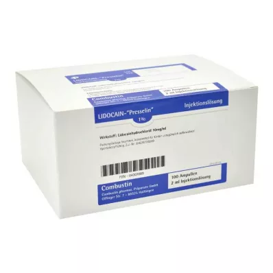 LIDOCAIN PRESSELIN 1% injekční roztok, 50X2 ml