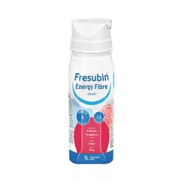 FRESUBIN ENERGY Fibre DRINK Láhev s jahodovým nápojem, 4x200 ml