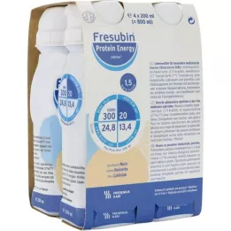 FRESUBIN PROTEIN Energy DRINK Láhev na ořechový nápoj, 4x200 ml