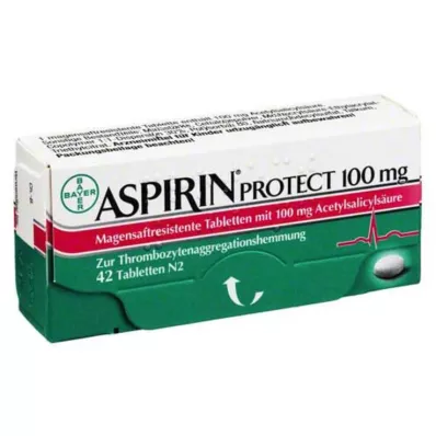 ASPIRIN Protect 100 mg entericky potahované tablety, 42 ks ASPIRIN Protect 100 mg entericky potahované tablety, 42 ks