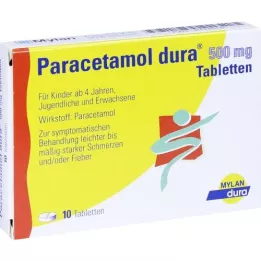 PARACETAMOL dura 500 mg tablety, 10 ks